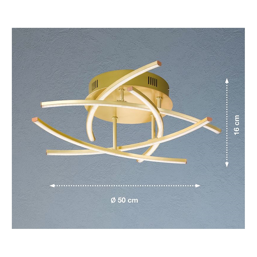 Lustră LED aplicată dimabilă CROSS 5xLED/4W/230V Fischer & Honsel