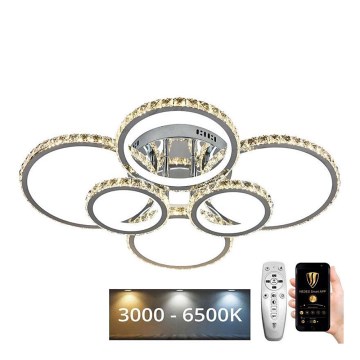 Lustră LED aplicată dimabilă LED/205W/230V 3000-6500K + telecomandă