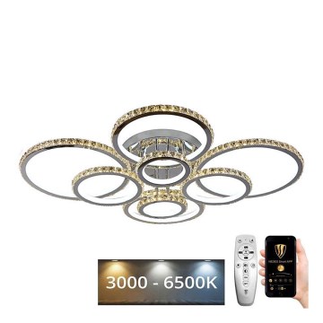 Lustră LED aplicată dimabilă LED/315W/230V 3000-6500K + telecomandă