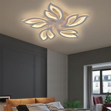 Lustră LED aplicată dimabilă LED/65W/230V 3000-6500K + telecomandă