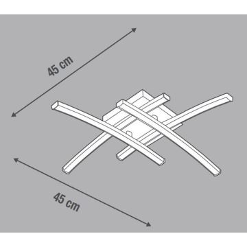 Lustră LED aplicată Eglo 79746 BERYL LED/24W/230V