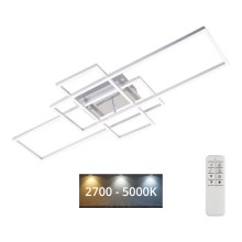 Lustră LED dimabilă aplicată FRAME LED/51W/230V 2700-5000K crom Brilo + telecomandă