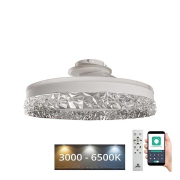 Lustră LED dimabilă aplicată LED/86W/230V 3000-6500K alb + telecomandă