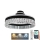 Lustră LED dimabilă de cristal aplicată LED/75W/230V 3000-6500K negru + telecomandă