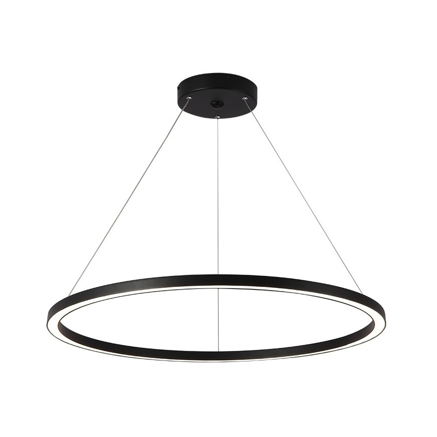 Lustră LED dimabilă pe cablu Immax NEO 07158-B80 FINO LED/60W/230V Tuya negru + telecomandă