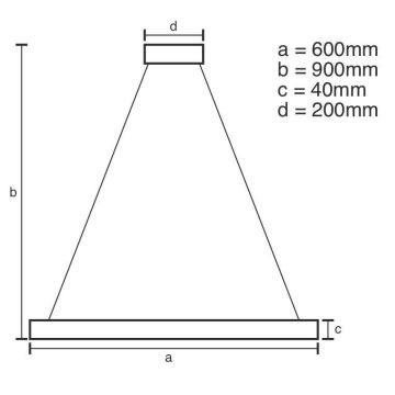 Lustră LED dimabilă pe cablu Brilagi CIRCLE LED/42W/230V 3000-6500K + telecomandă