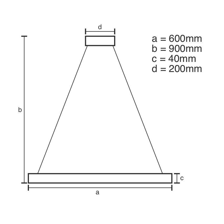 Lustră LED dimabilă pe cablu Brilagi CIRCLE LED/42W/230V 3000-6500K + telecomandă