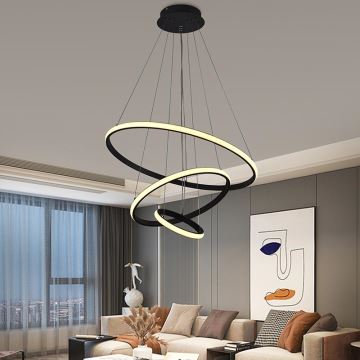 Lustră LED dimabilă pe cablu Brilagi CIRCLE LED/90W/230V 3000-6500K + telecomandă