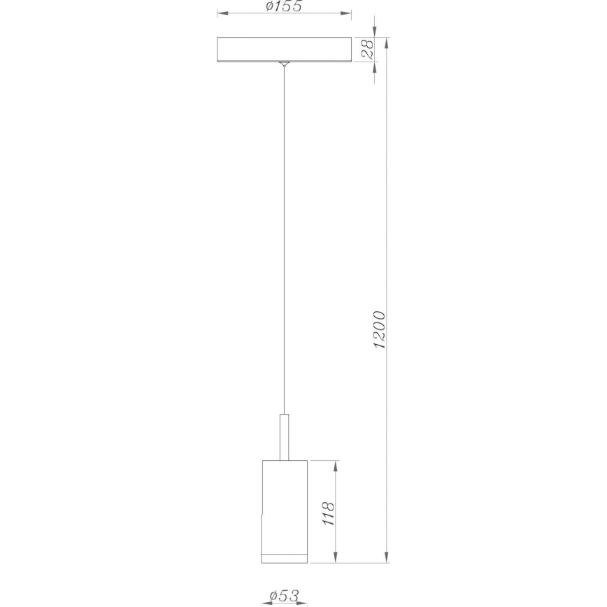 Lustră LED dimabilă pe cablu Deko-Light 348037 DABIH LED/7,2W/230V 3000K alb