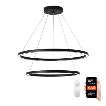 Lustră LED dimabilă pe cablu Immax NEO 07158-B80-60 FINO LED/93W/230V Tuya negru + telecomandă