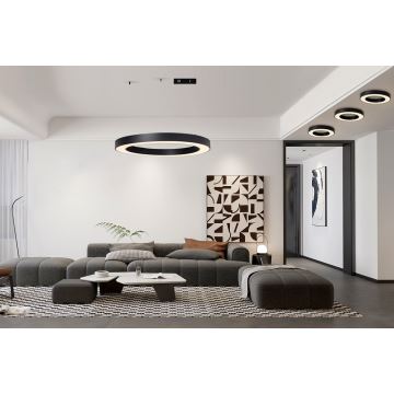 Lustră LED dimabilă pe cablu Immax NEO 07211L PASTEL LED/68W/230V 2700-6500K Tuya negru + telecomandă