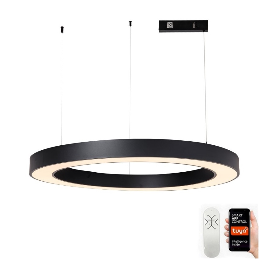 Lustră LED dimabilă pe cablu Immax NEO 07211L PASTEL LED/68W/230V 2700-6500K Tuya negru + telecomandă