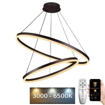 Lustră LED dimabilă pe cablu LED/100W/230V 3000-6500K + telecomandă