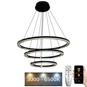 Lustră LED dimabilă pe cablu LED/235W/230V 3000-6500K + telecomandă