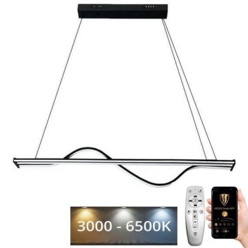 Lustră LED dimabilă pe cablu LED/70W/230V 3000-6500K + telecomandă