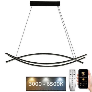 Lustră LED dimabilă pe cablu LED/70W/230V 3000-6500K + telecomandă