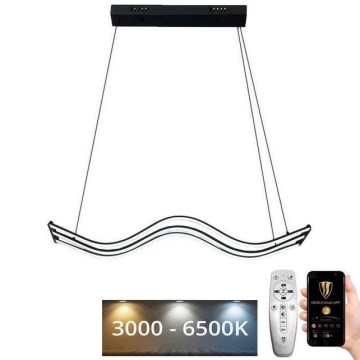 Lustră LED dimabilă pe cablu LED/70W/230V 3000-6500K + telecomandă