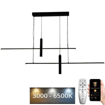 Lustră LED dimabilă pe cablu LED/70W/230V 3000-6500K + telecomandă