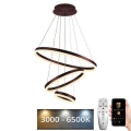 Lustră LED dimabilă pe cablu LED/85W/230V 3000-6500K + telecomandă