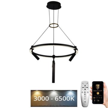 Lustră LED dimabilă pe cablu LED/85W/230V 3000-6500K + telecomandă