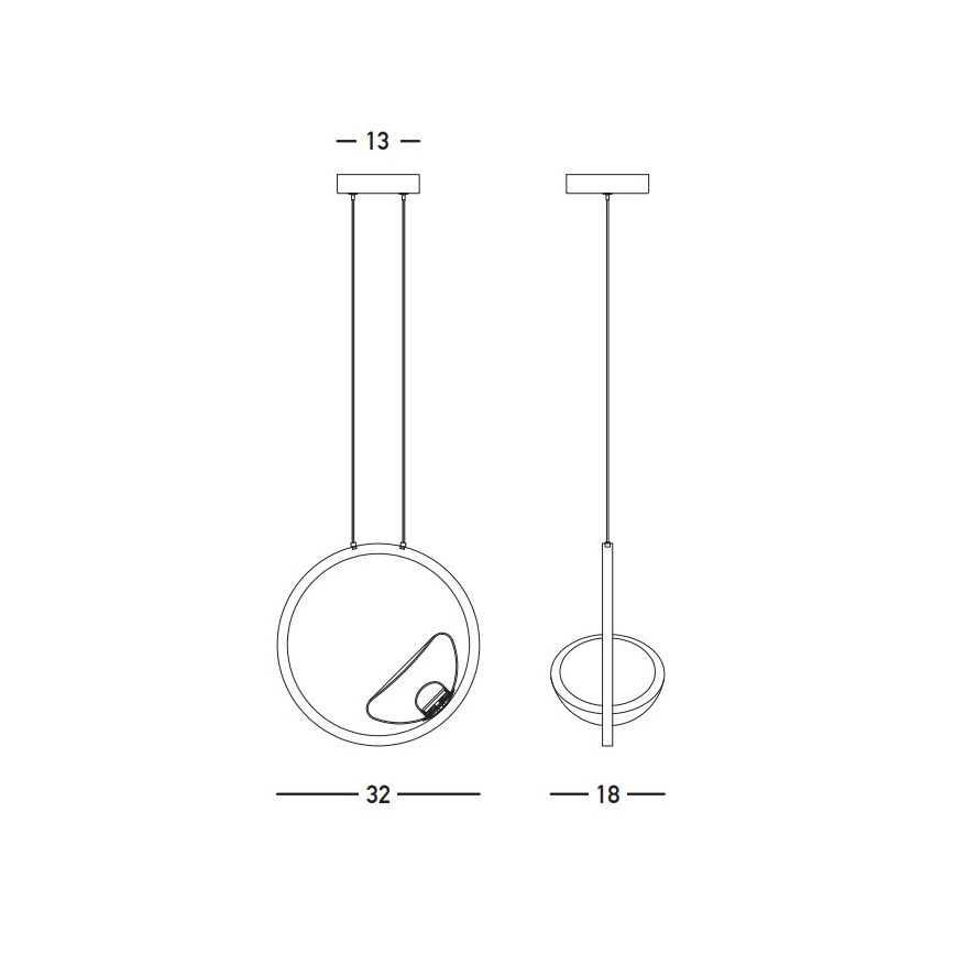 Lustră LED dimabilă pe cablu Zambelis 23028 LED/7W/230V 3000K auriu