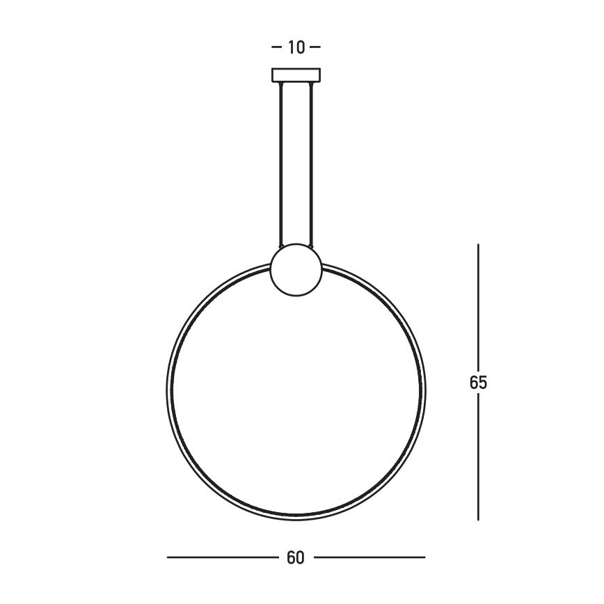 Lustră LED dimabilă pe cablu Zambelis 23094 LED/24W/230V 3000K auriu