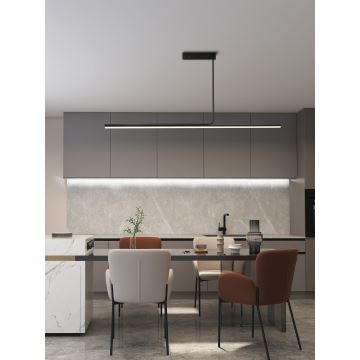 Lustră LED dimabilă pe tijă Immax NEO 07235L NEO LITE ASTA LED/28W/230V Wi-Fi Tuya 2700-6500K + telecomandă