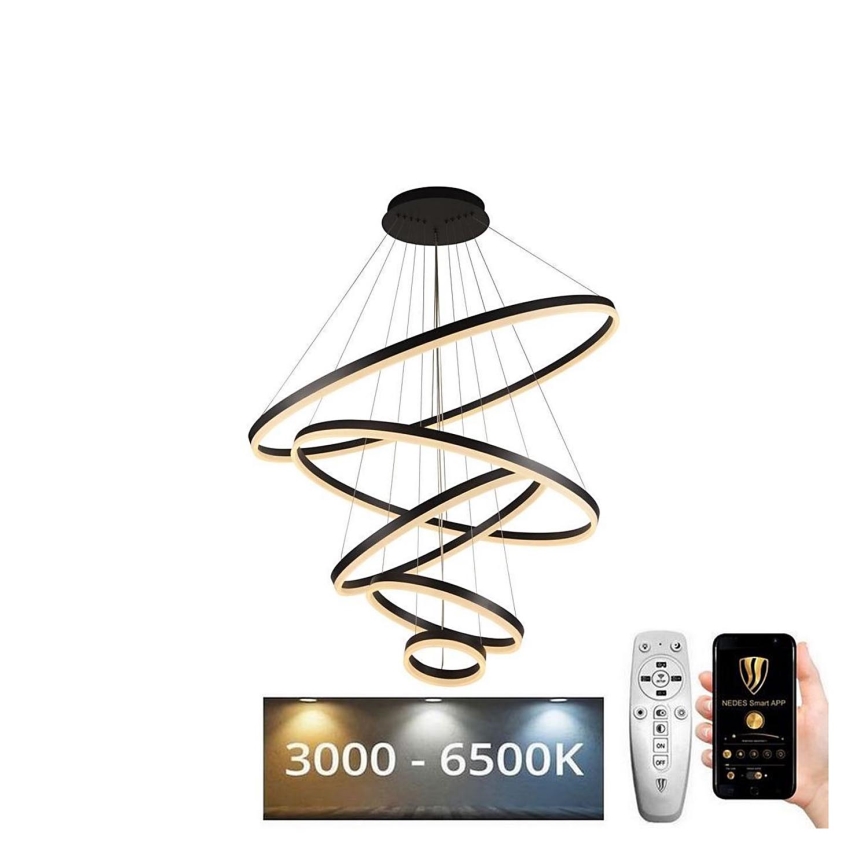 Lustră LED pe cablu dimabilă LED/210W/230V 3000-6500K + telecomandă