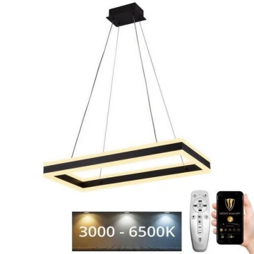 Lustră LED pe cablu dimabilă LED/80W/230V 3000-6500K + telecomandă