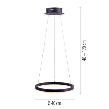 Lustră LED pe cablu dimabilă TITUS LED/28W/230V Paul Neuhaus 2381-13