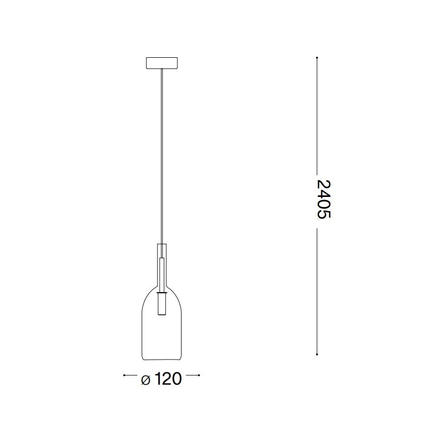 Lustră LED pe cablu Ideal Lux EMPIRE 1xG9/3W/230V