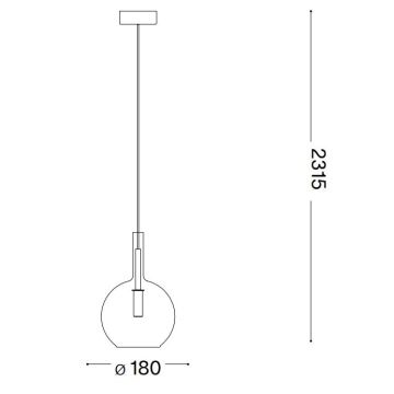 Lustră LED pe cablu Ideal Lux EMPIRE 1xG9/3W/230V