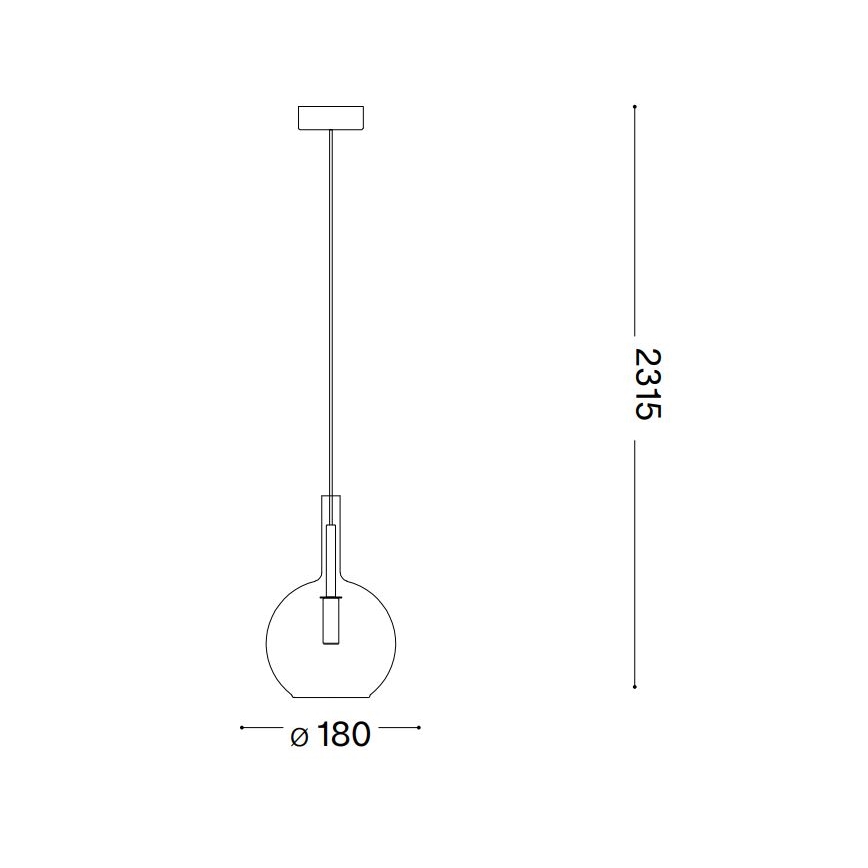 Lustră LED pe cablu Ideal Lux EMPIRE 1xG9/3W/230V