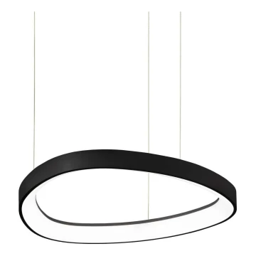 Lustră LED pe cablu Ideal Lux GEMINI LED/38W/230V d. 42,5 cm negru