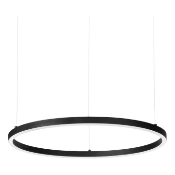Lustră LED pe cablu Ideal Lux ORACLE SLIM LED/43W/230V d. 90 cm negru