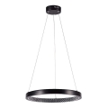 Lustră LED pe cablu LED/19W/230V 4000K negru