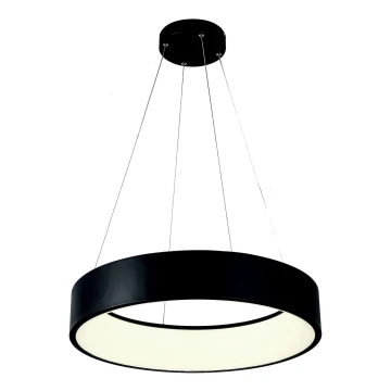 Lustră LED pe cablu LED/30W/230V 3000K d. 45 cm negru