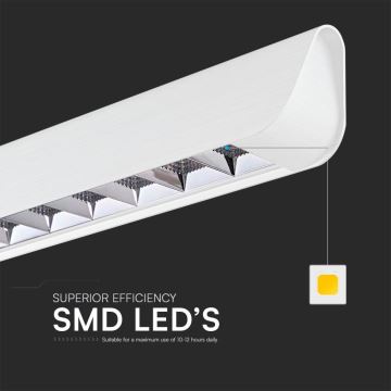 Lustră LED pe cablu LED/36W/230V 3000/4000/6400K alb