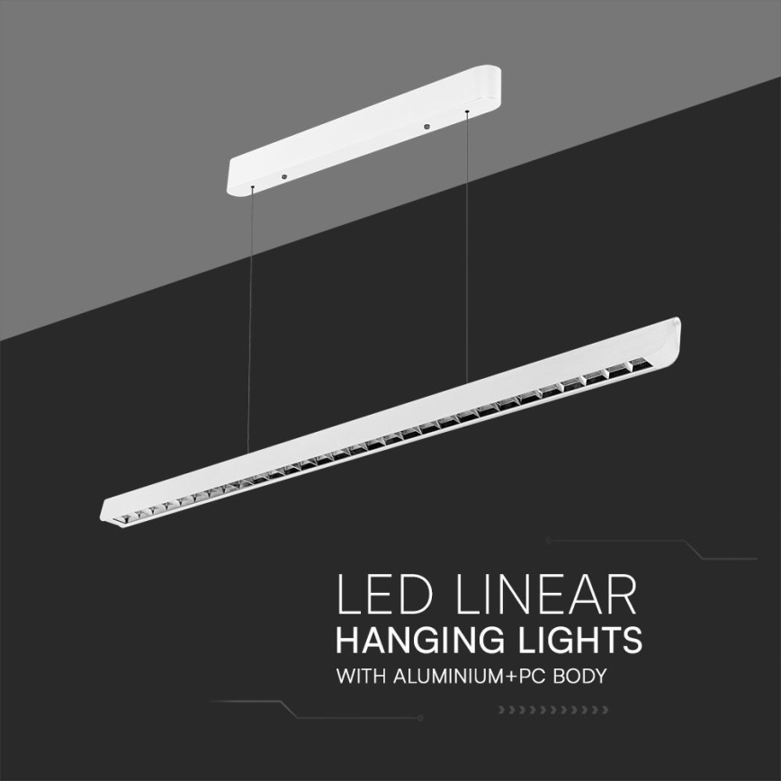 Lustră LED pe cablu LED/36W/230V 3000/4000/6400K alb