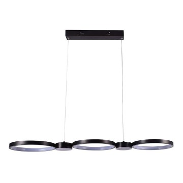 Lustră LED pe cablu LED/38W/230V 3000K negru