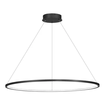 Lustră LED pe cablu pentru baie SATURNO LED/57W/230V IP44 antracit