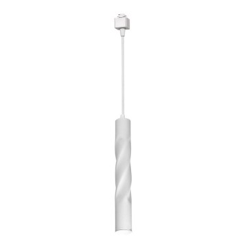 Lustră LED pe cablu pentru sistem pe șine TRACK PENDANT LED/3W/230V albă