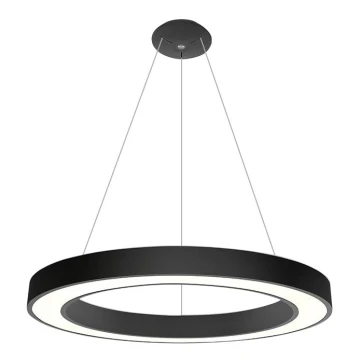 Lustră LED pe cablu SATURN LED/80W/230V 3000K d. 80 cm neagră LED2