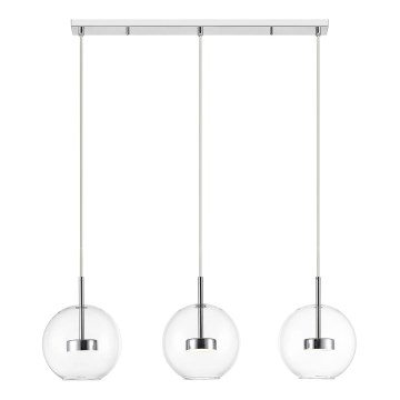 Lustră LED pe cablu Zuma Line 3xLED/5W/230V argintiu