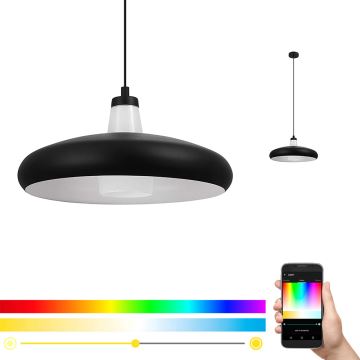 Lustră LED RGB pe cablu dimabilă TABANERA-C 1xE27/9W/230V Eglo