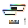Lustră LED RGBW dimabilă aplicată FRAME 2xLED/17W/230V 2700-6500K Brilo + telecomandă