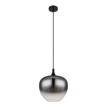 Lustră pe cablu 1xE27/60W/230V negru Globo