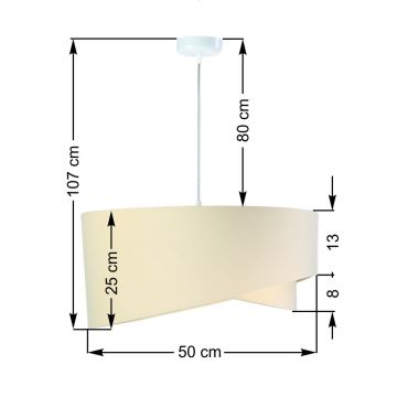 Lustră pe cablu GALAXY 1xE27/60W/230V