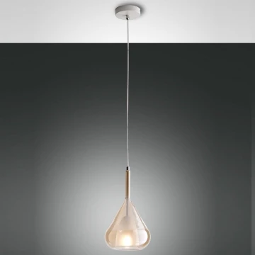 Lustră pe cablu LILA 1xE27/40W/230V auriu Fabas Luce 3481-40-125