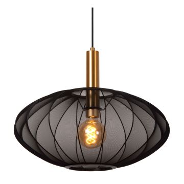 Lustră pe cablu Lucide 03447/52/30 CORINA 1xE27/40W/230V d. 50 cm negru